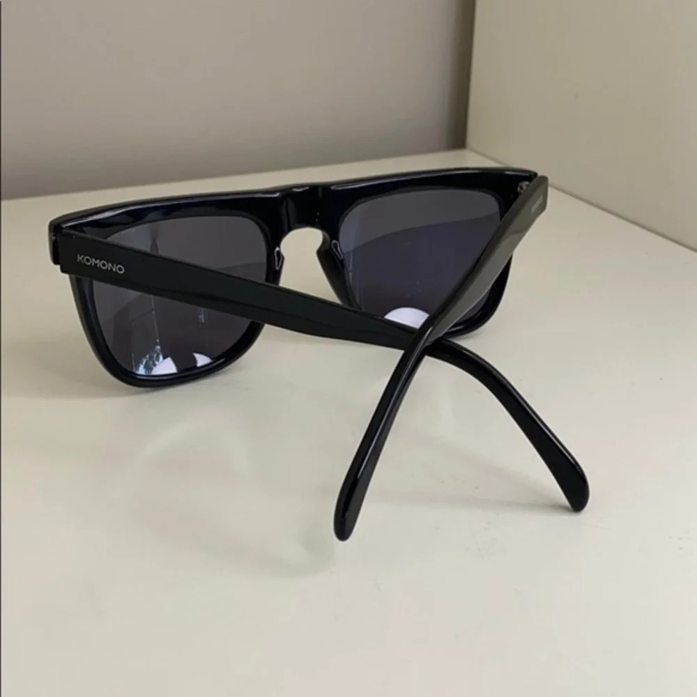Komono Sunglasses Bennet Glossy Black New